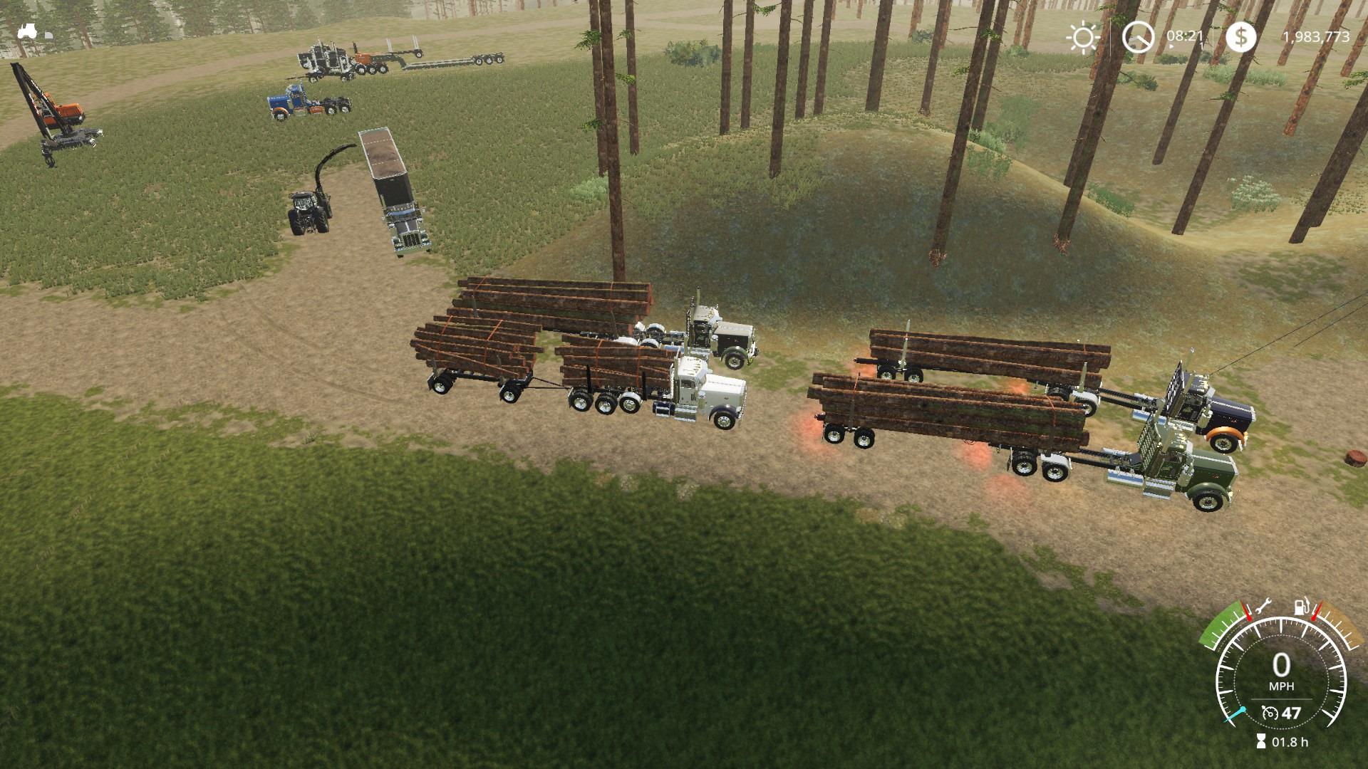 FS19 Peterbilt 389 Pole Truck V1.0 Farming Simulator