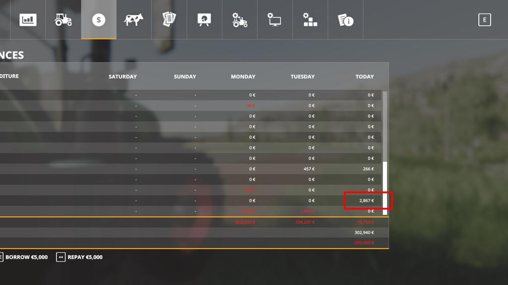 FS19 - ExtendedFinances V1.1