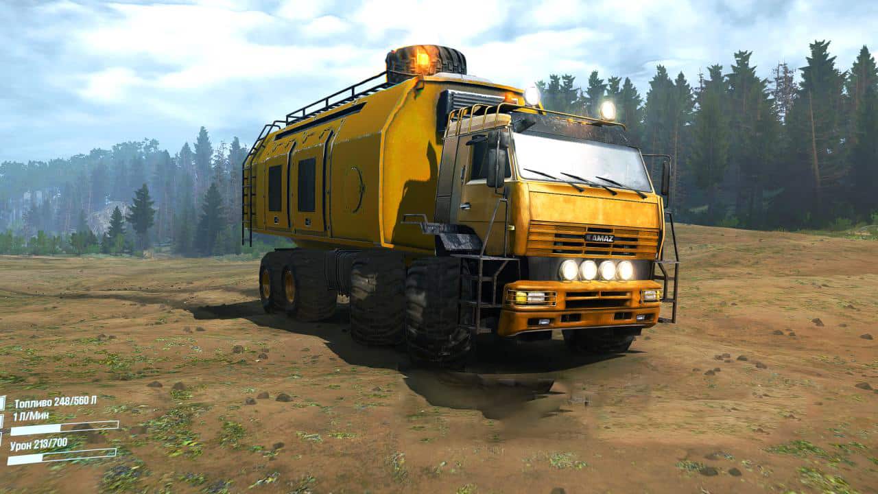 Spintires Mudrunner Kamaz Polar Forwarder Envelope V Spintires