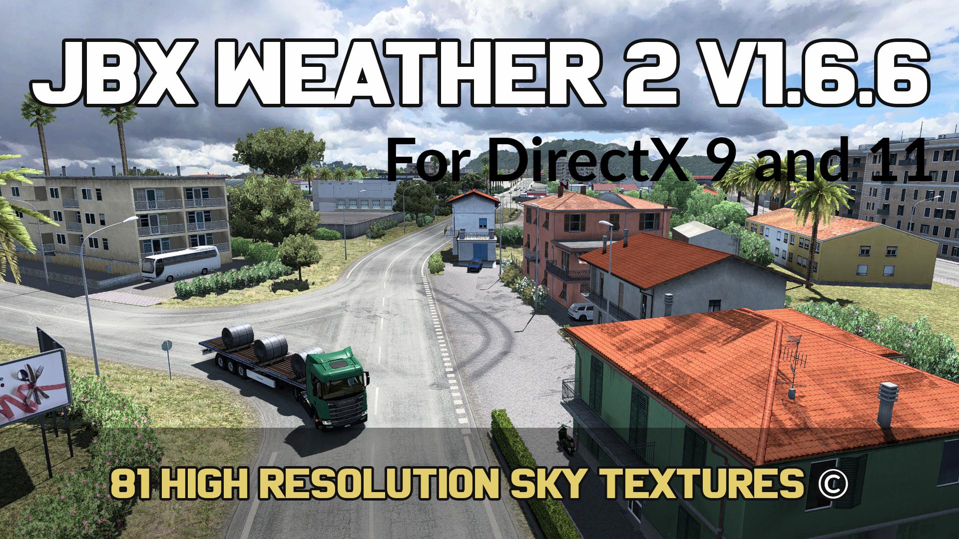 ETS2 - JBX Weather 2 V1.6.6.1 (1.37.x)