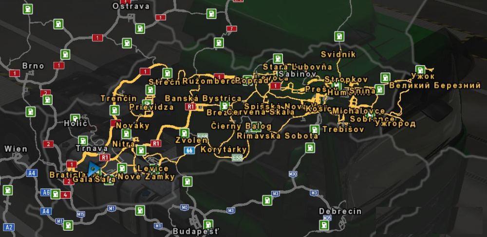 ETS2 - SVK Map V25 (1.37.x)
