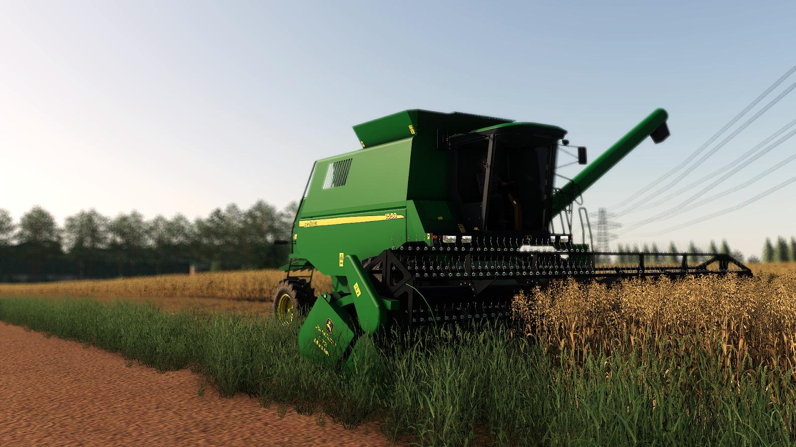 FS19 - John Deere 1550 Harvester Mod V1.0