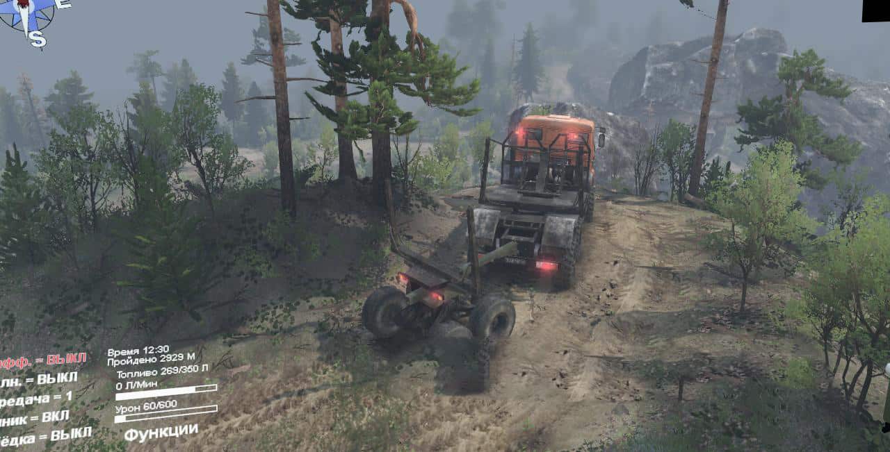 Spintires - Village Gadyukino Map V1.0