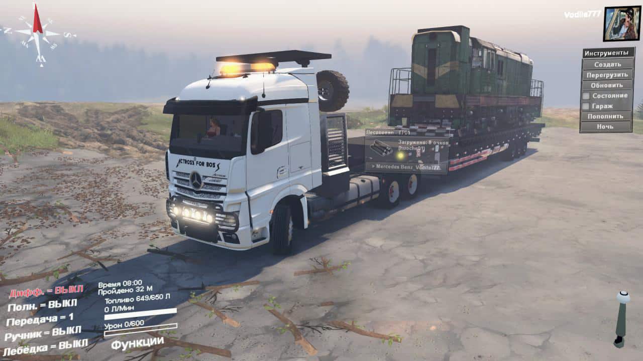 Spintires - Mercedes-Benz MP4 AFB Truck V23.04 20