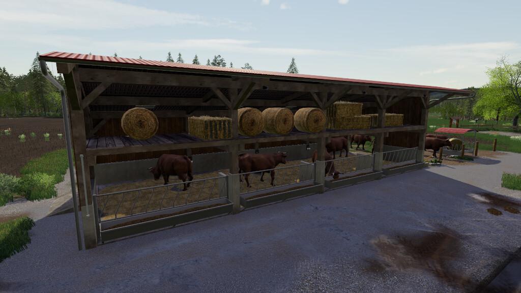 Fs19 Cattle Barn With Strawstage V10 Farming Simulator 19 Modsclub 8607