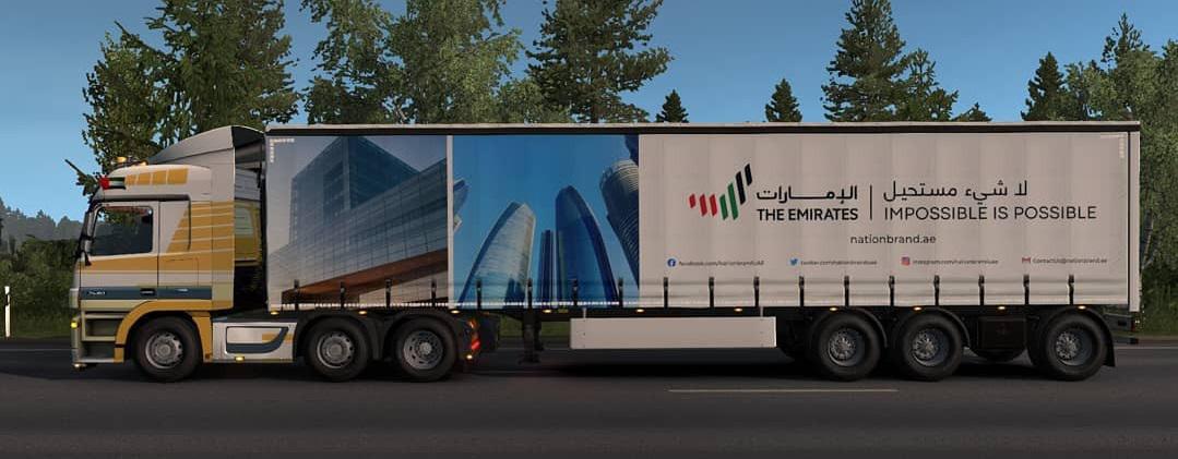 ETS2 - The Emirates Trailer Pack V1.5 (1.38.x)