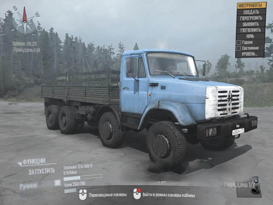 Spintires:Mudrunner - ZiL-X4334-8x8 Truck