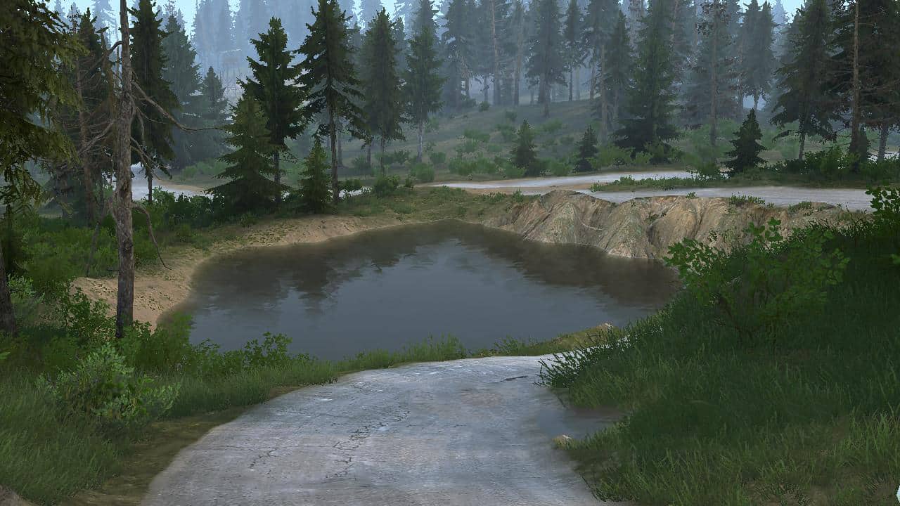 Spintires:Mudrunner - Maluha 2: Canyon Map V1