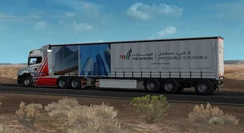 ETS2 - The Emirates Trailer Pack V2.0 (1.38.x)
