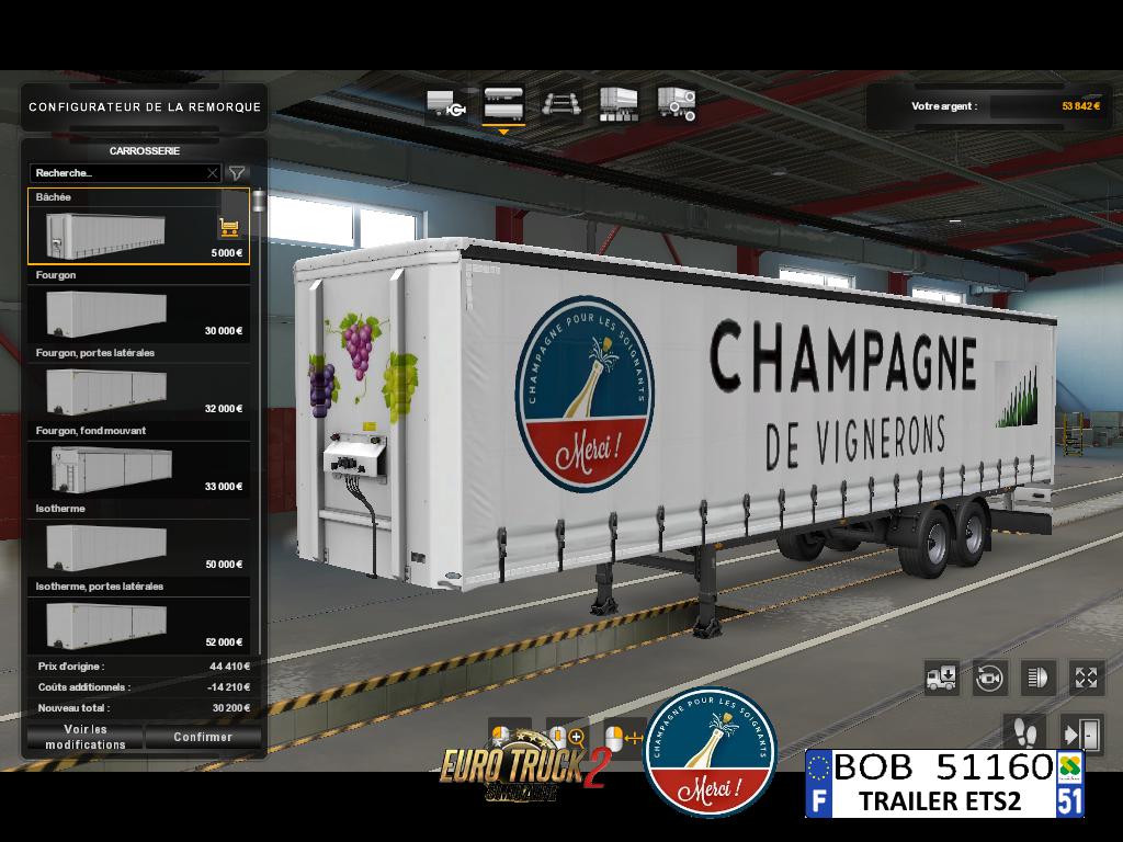 ETS2 - France Champagne Skin V1.0 (1.39.x)