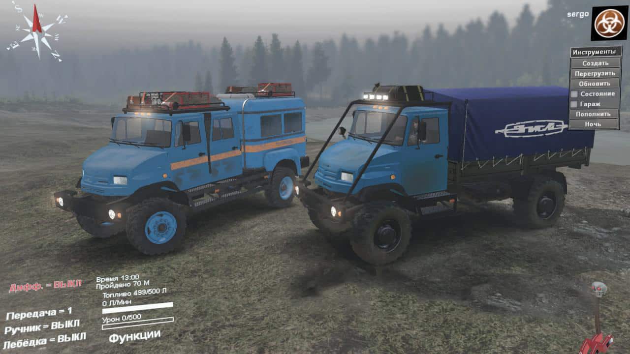 Spintires - Zil-43273/43274 Truck V1