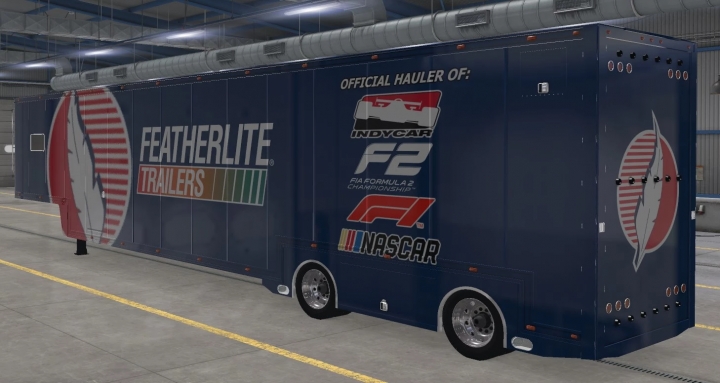 ATS - Featherlite Trailer 4K Skins V1.0 (1.40.x)
