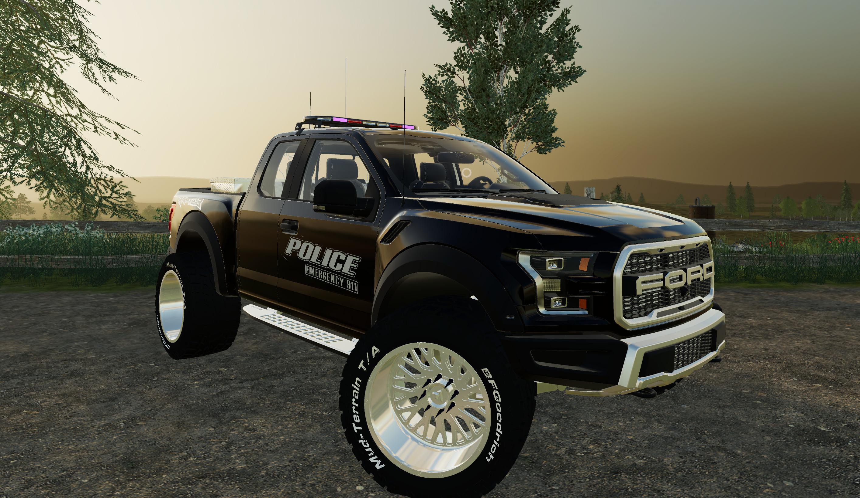 Фс 19 дпс. Форд Раптор для ФС 19. Ford f150 Police Raptor v 1.0. Fs19 Ford. Ford f150 Raptor Police.