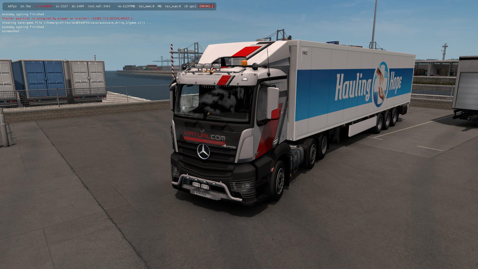 ETS2 - D3S Mercedes Antos12 Truck R1.39.4.4