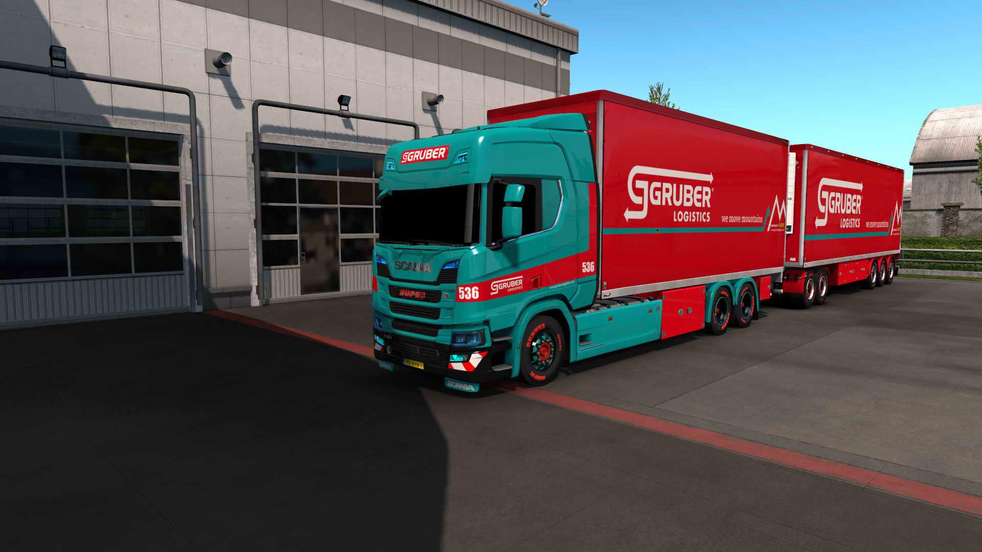 ETS2 - BDF Tandem Gruber Logistics V1 (1.37.x)