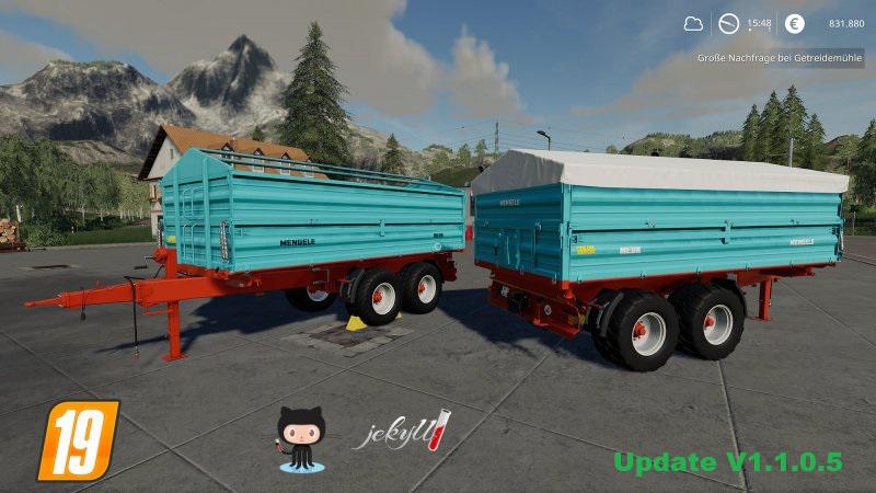 FS19 - Mengele MEDK Trailer V1.1.0.5