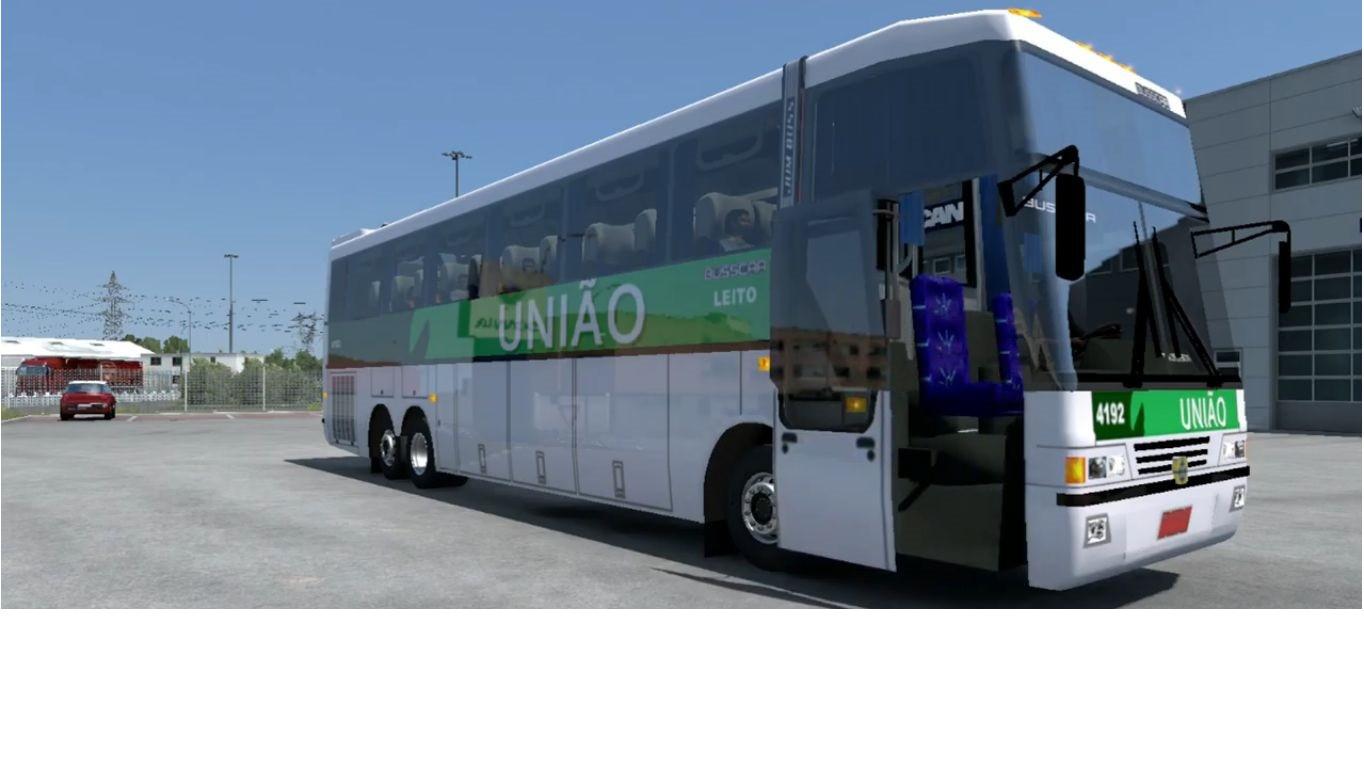 ETS2 - Busscar JumBuss 380T 6x2 + New Sound (1.39.x)