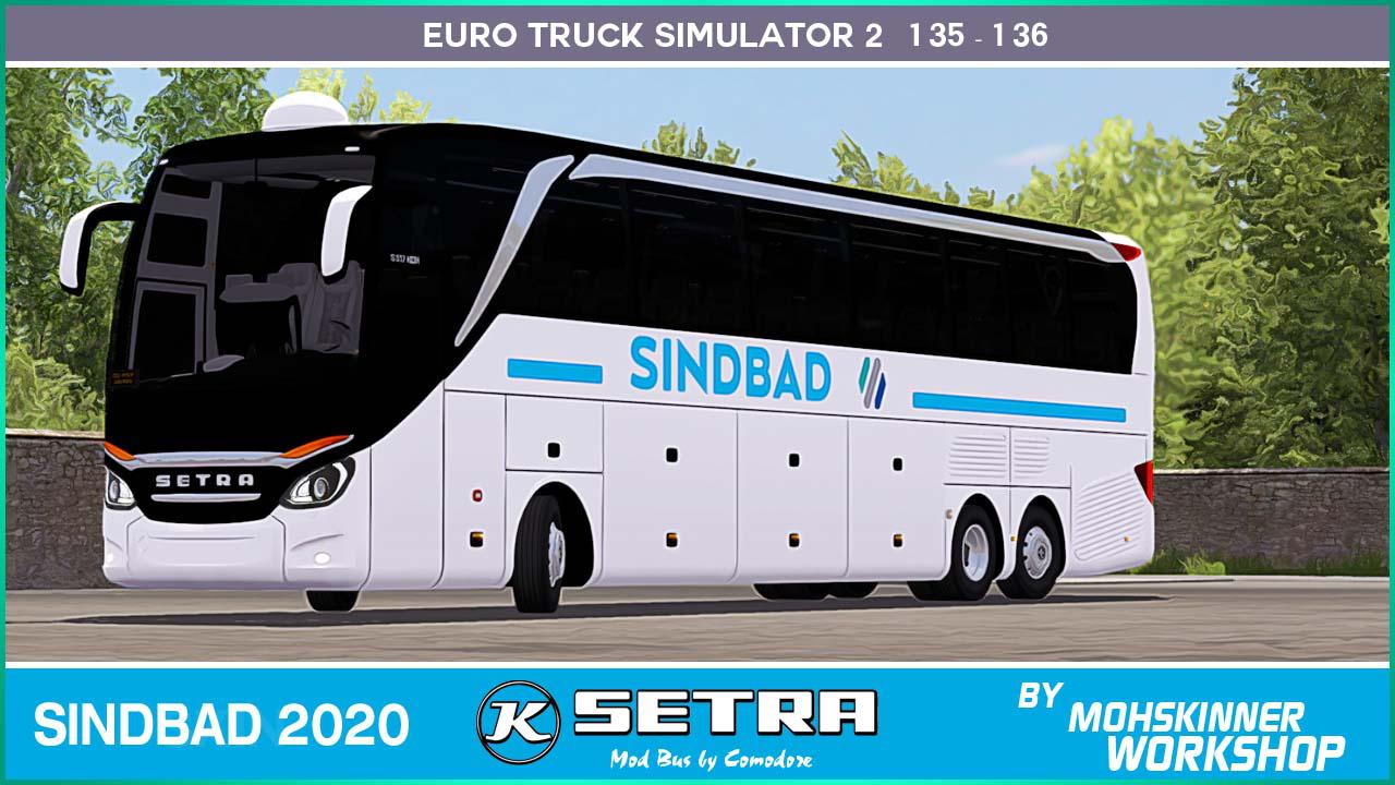ETS2 - Setra 517 HDH Sindbad 2020 Skin (1.36.x)