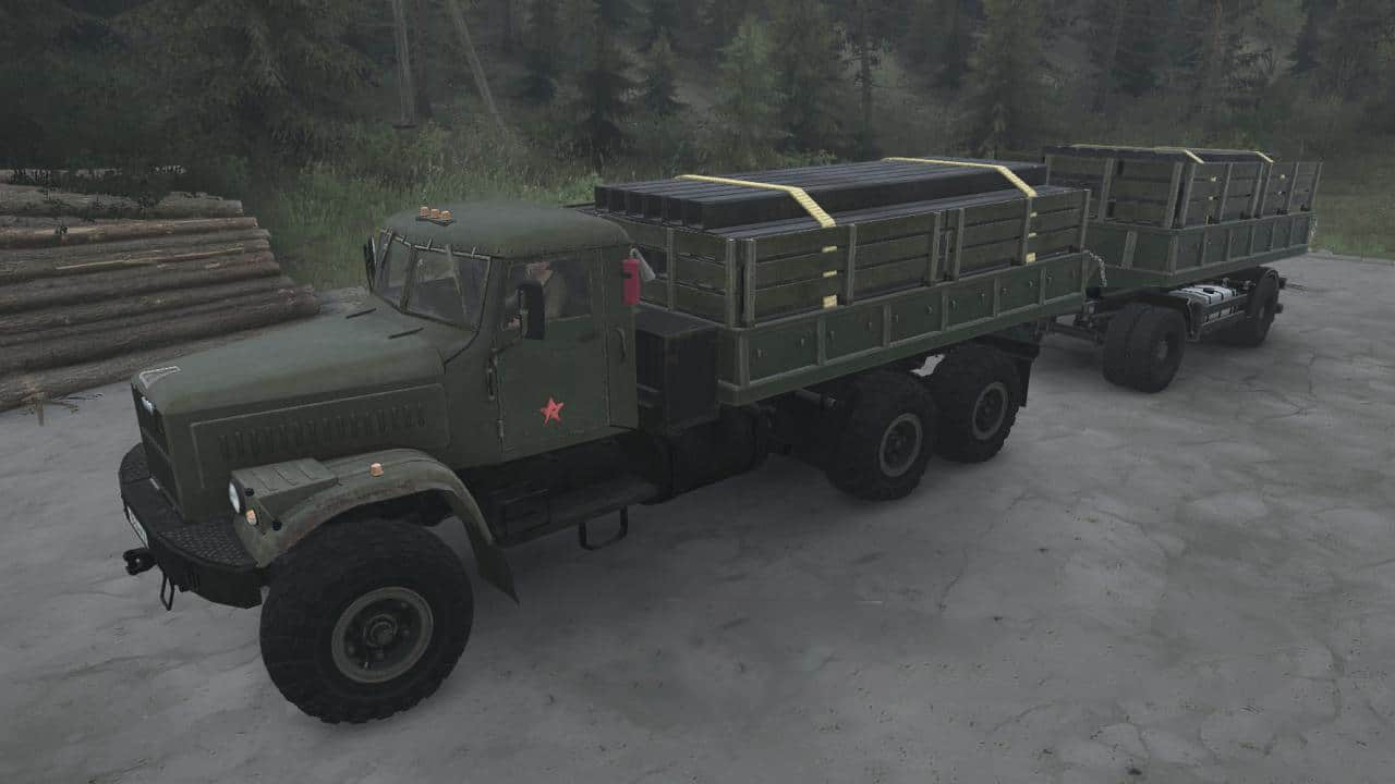 Spintires:Mudrunner - Kraz RSK Truck V07.11.20
