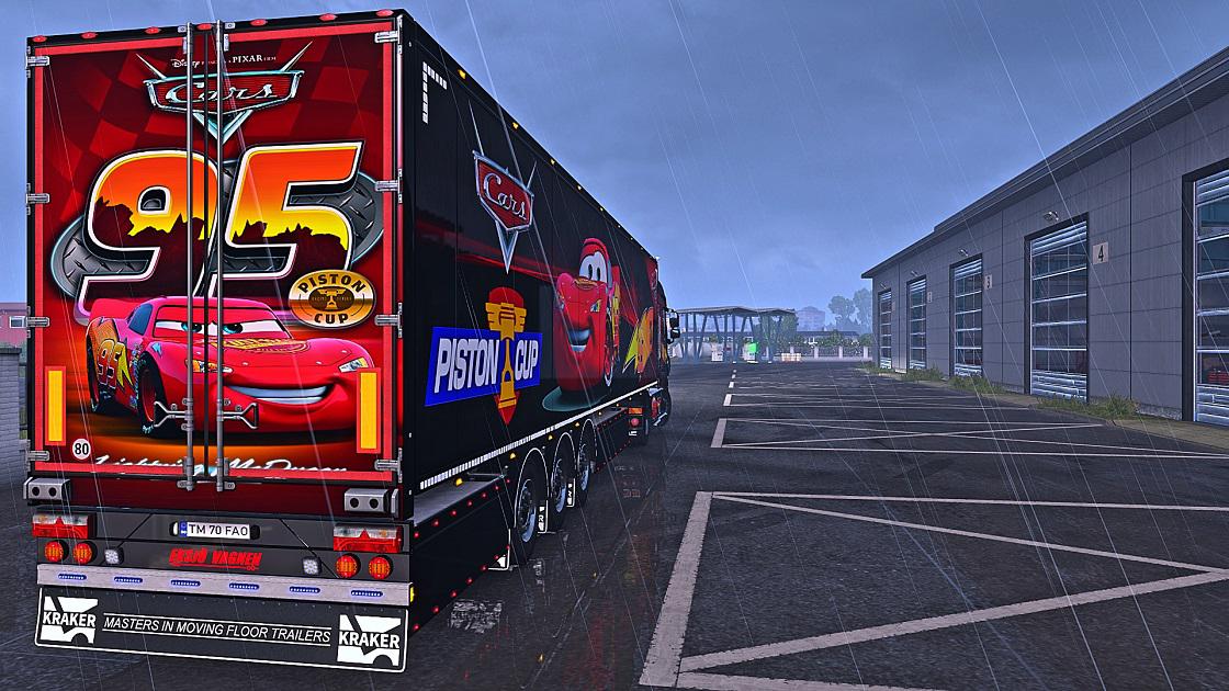ETS2 - Cars Trailer Skin V1.0 (1.36.x) | Euro Truck Simulator 2 | Mods.club