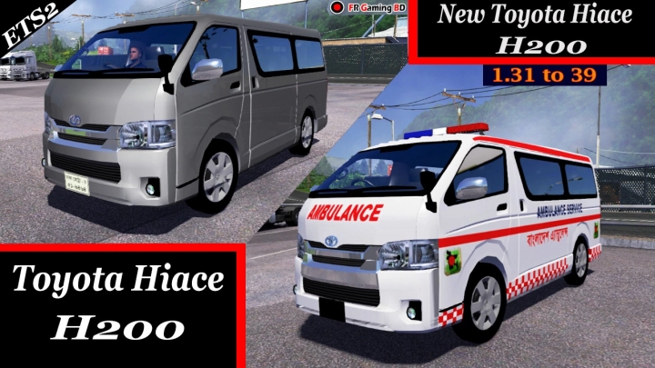 ETS2 - Toyota Hiace H200 Car V2.0 (1.40.x)