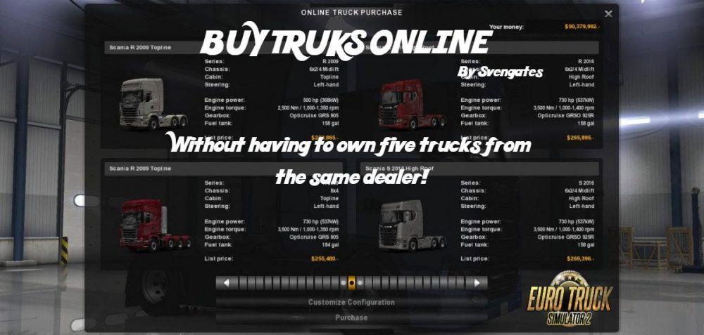 ETS2 - Online Truck Purchase (1.36.x)