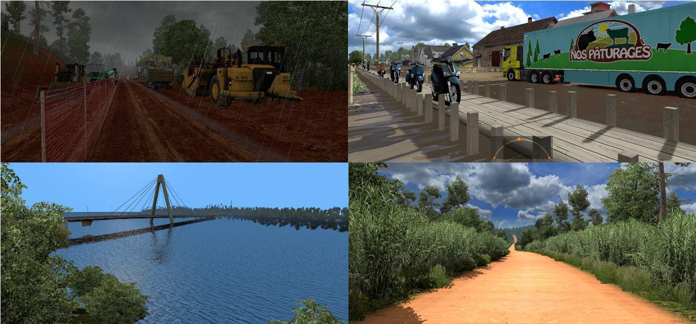 ETS2 - Norte Brasil Map V5.0 (1.38.x)