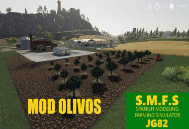 FS19 - Olive Tree Pack V1.2