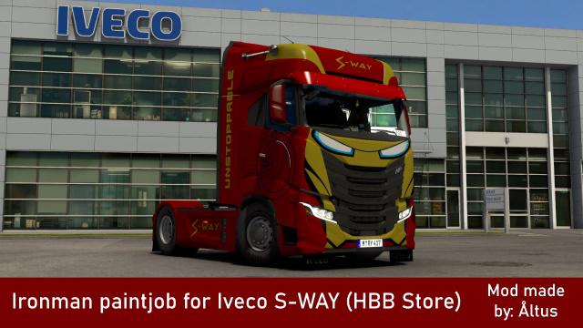 ETS2 - Iveco S-Way Ironman Skin V1.0 (1.39.x)
