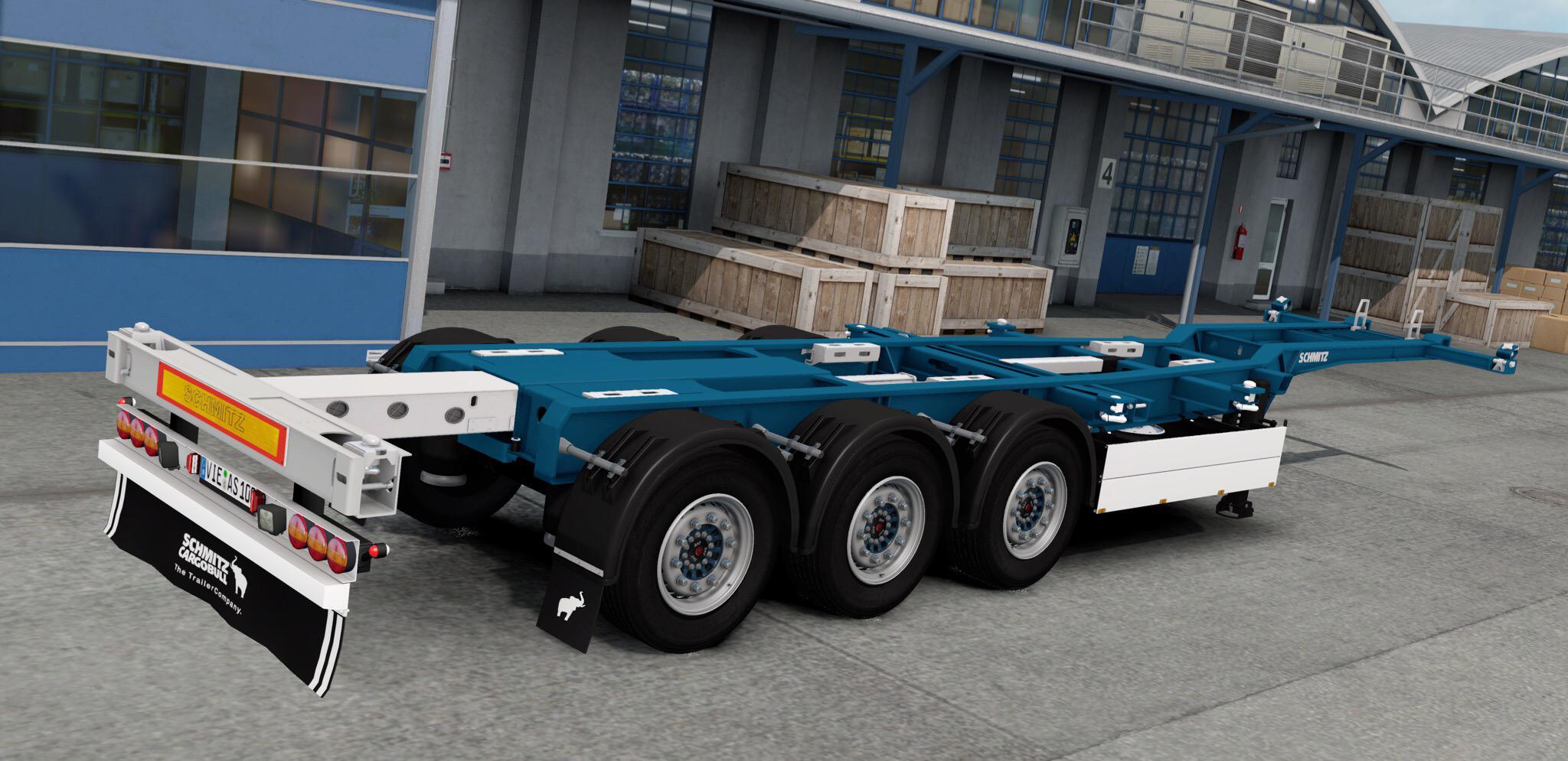 ETS2 Schmitz Container Trailer SCF V1 0 1 37 x Euro 