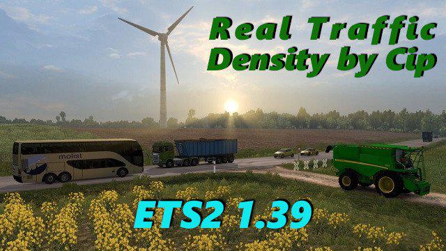 ETS2 - Real Traffic Density Mod (1.39.A)