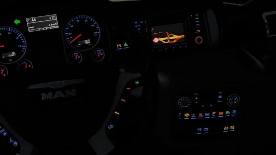 ETS2 - Man Tgx Euro 6 Dashboard Recolored (1.38.x)