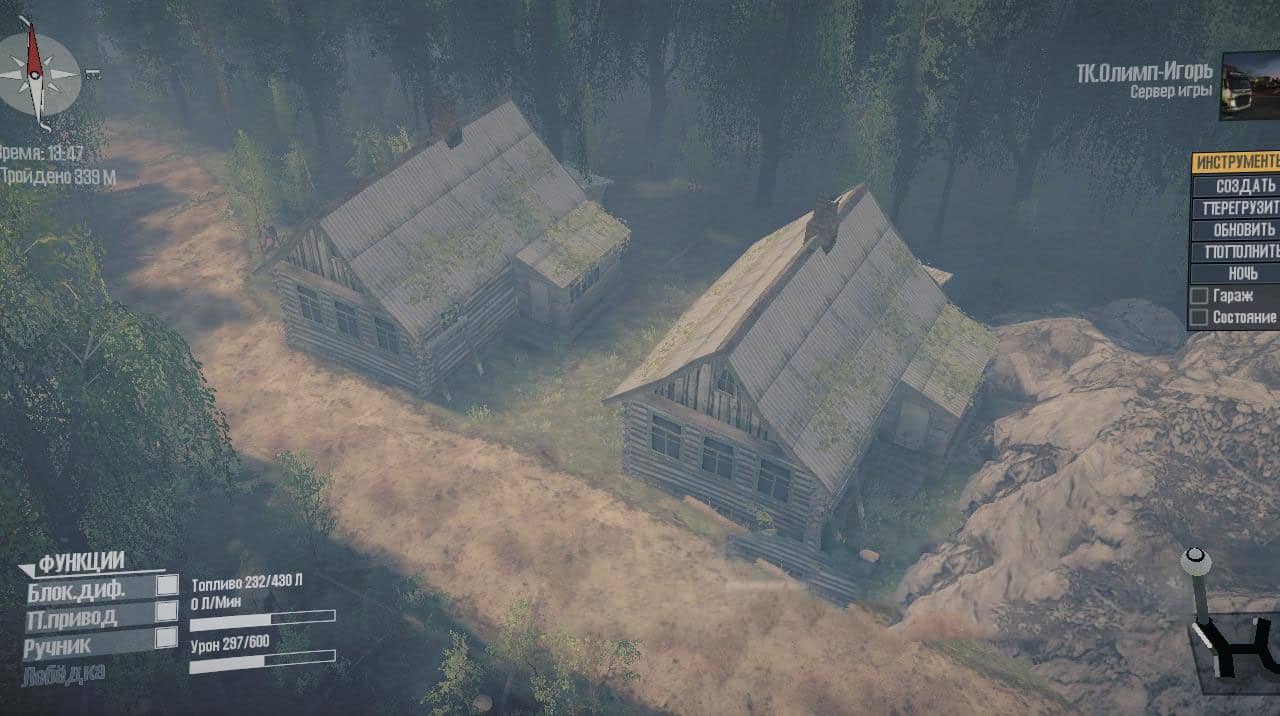 Spintires:Mudrunner - Level Difficult Logging Road Map V2