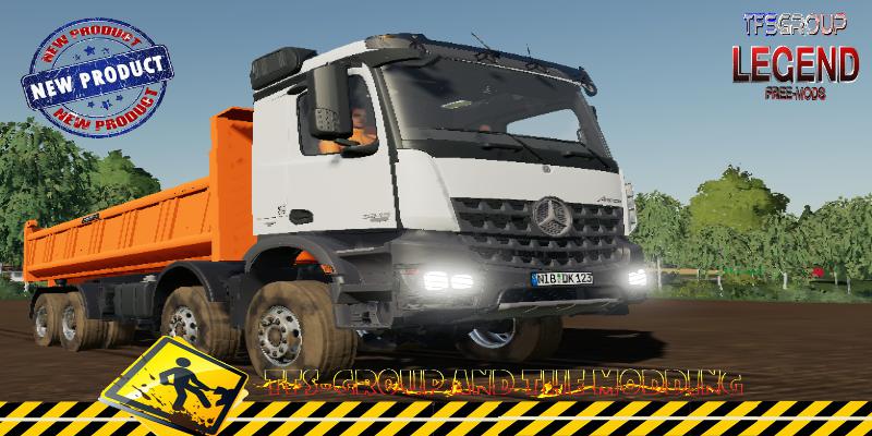 FS19 - Mercedes Arocs 8x4 Benne V1.5