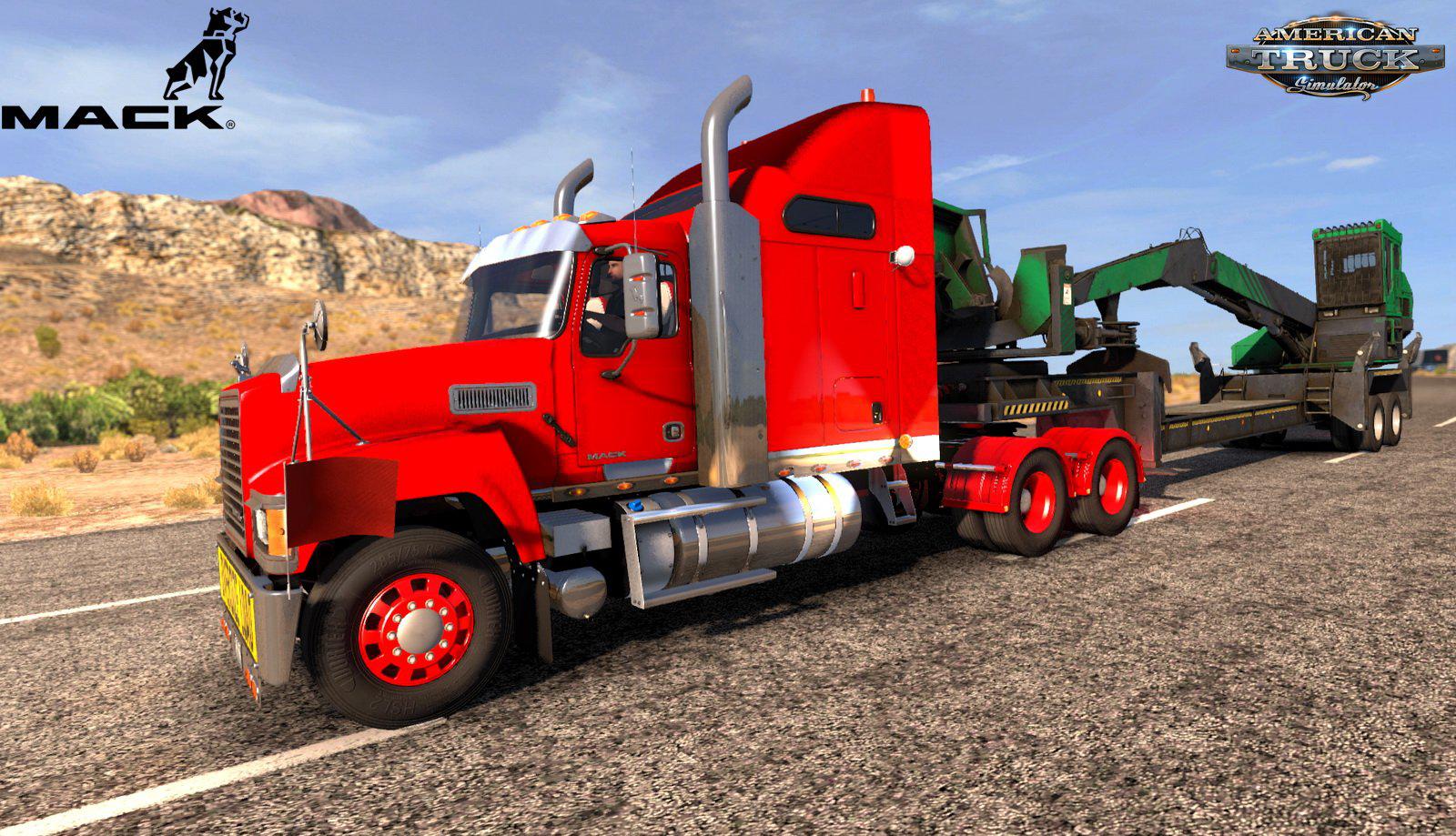 ATS - Mack Pinnacle CHU613 + Interior (1.35.X)