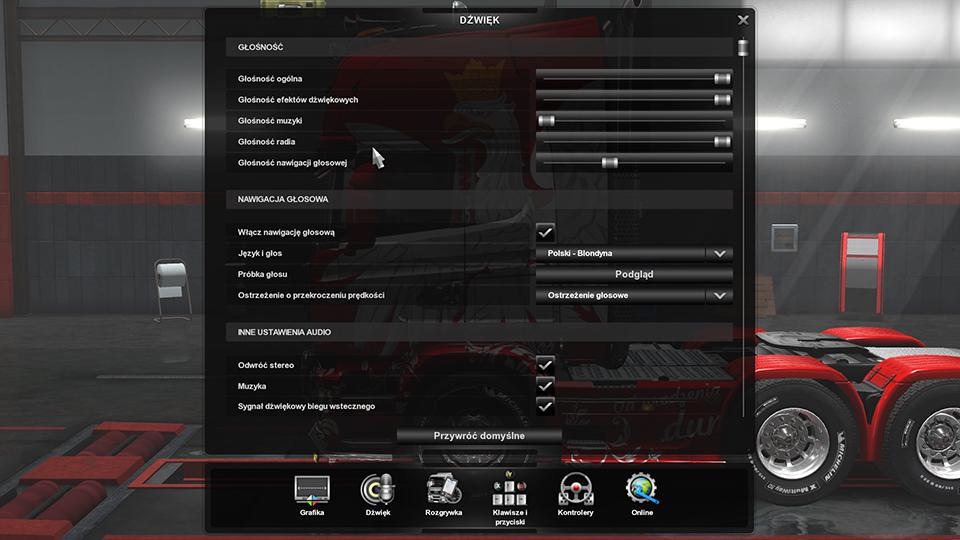 ETS2 - Polish Voice Blondynka Prowadzi W Auto Mapie V1.0 (1.35.x)
