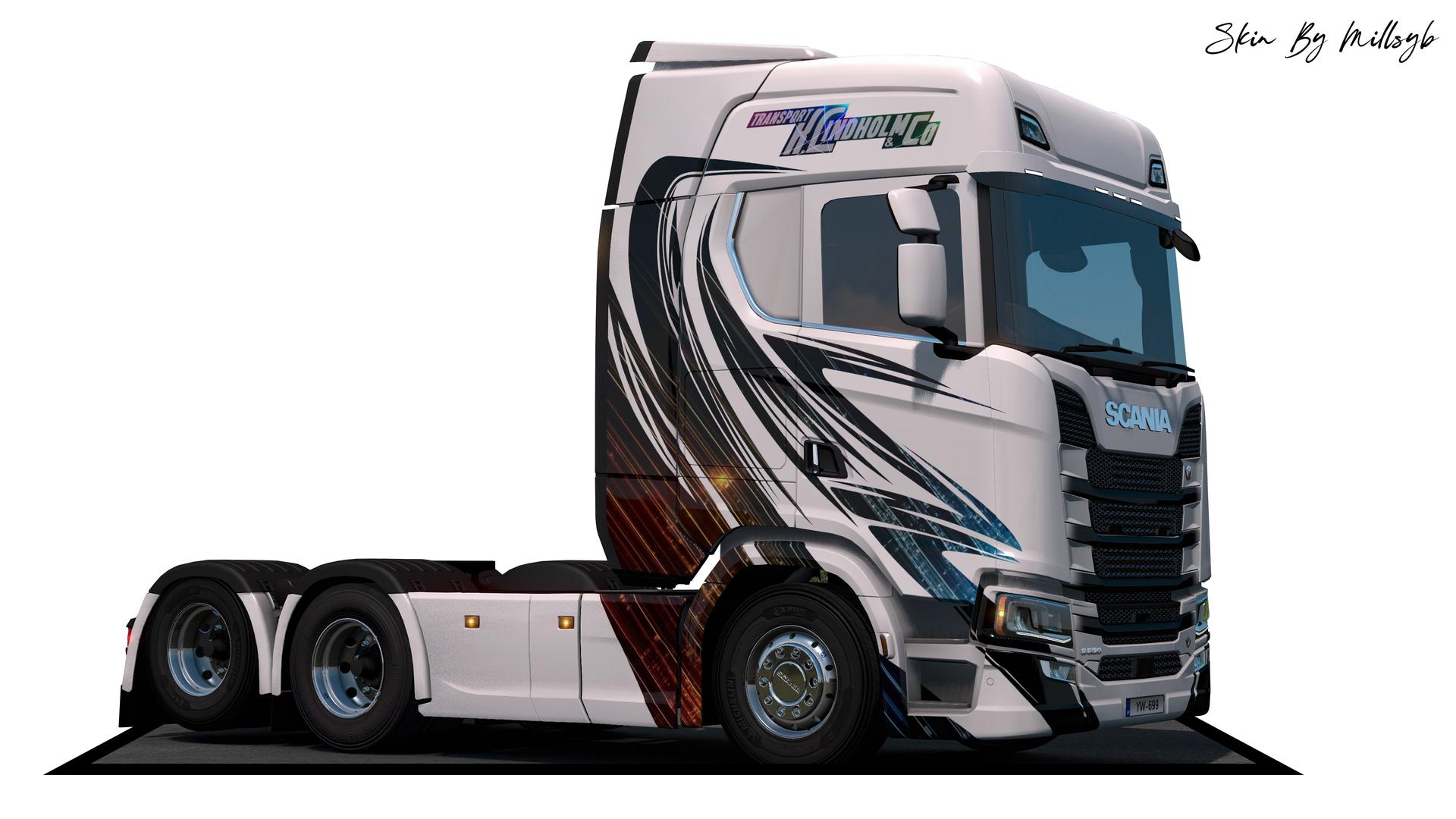 Ets Scania Ng Tkl Skin V X Euro Truck Simulator Mods