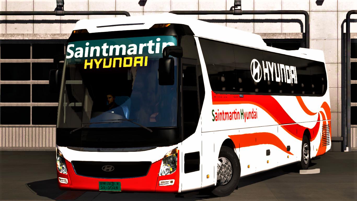 ETS2 - Hyundai UXN CBU Bus V2.0 (1.36 - 1.37)