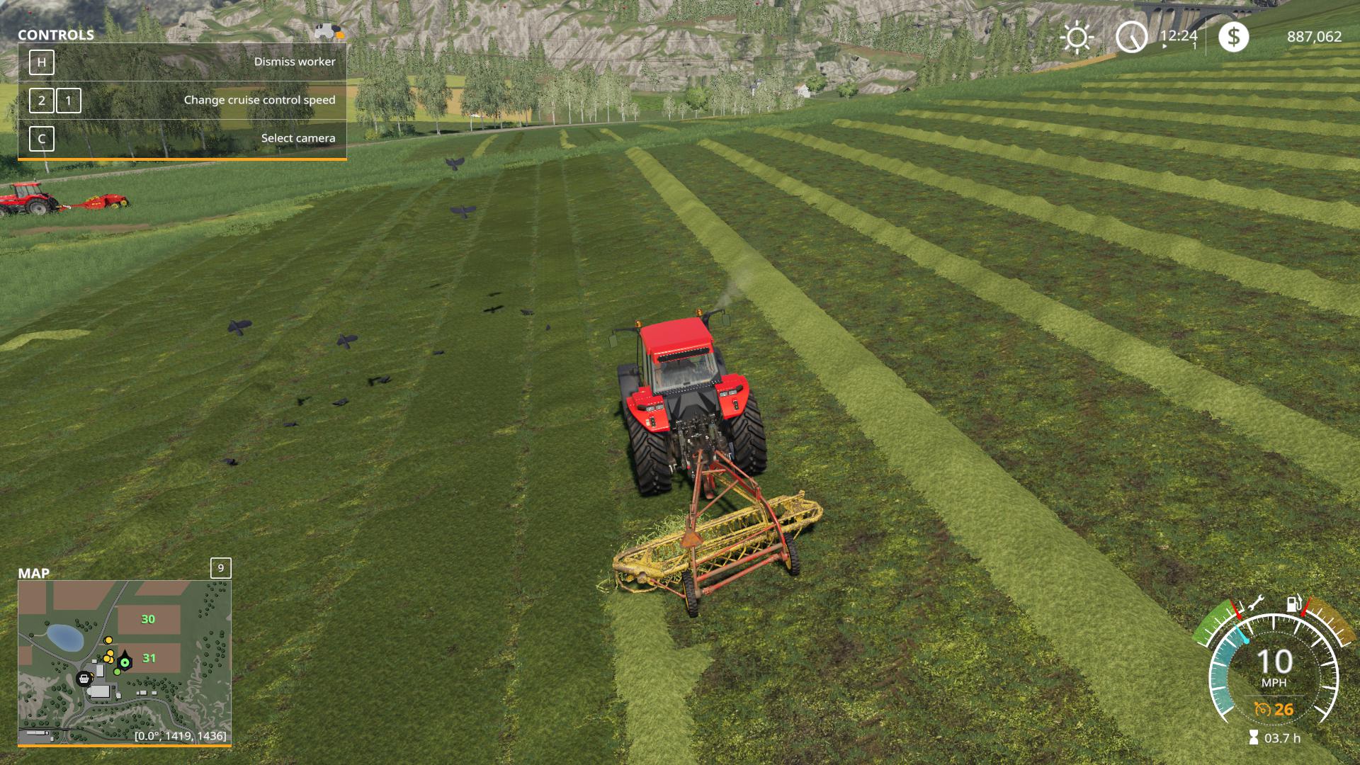 FS19 - New Holland 258 Rake/Tedder V1.0 | Farming Simulator 19 | Mods.club