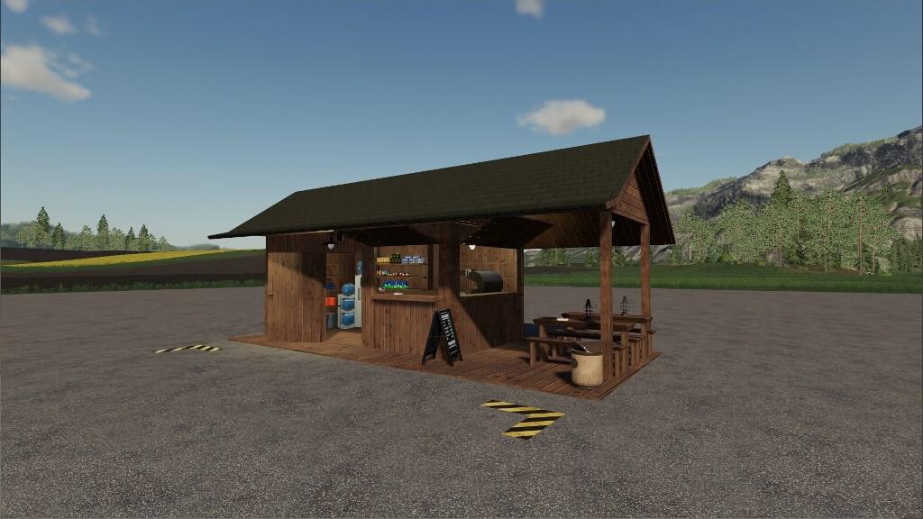 FS19 - Imbiss Booth V1.0