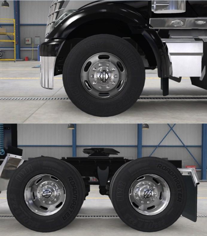 ATS - Harley Davidson Wheel Covers V1.0 (1.37.x)