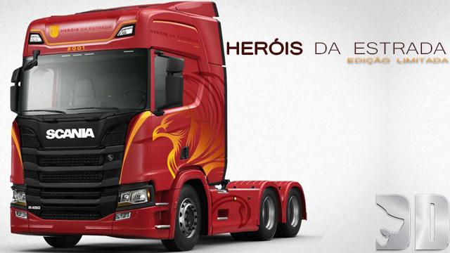 ETS2 - Scania Herois Da Estrada Skin V1 (1.37.x)