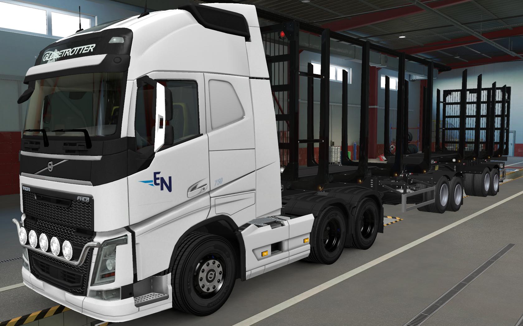 ETS2 - Volvo Fh16 2012 Expresso Nepomuceno Skin (1.37.x)