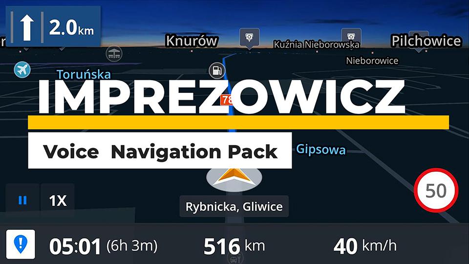 ETS2 - Imprezowicz Voice Navigation Pack V1.0 (1.39.x)