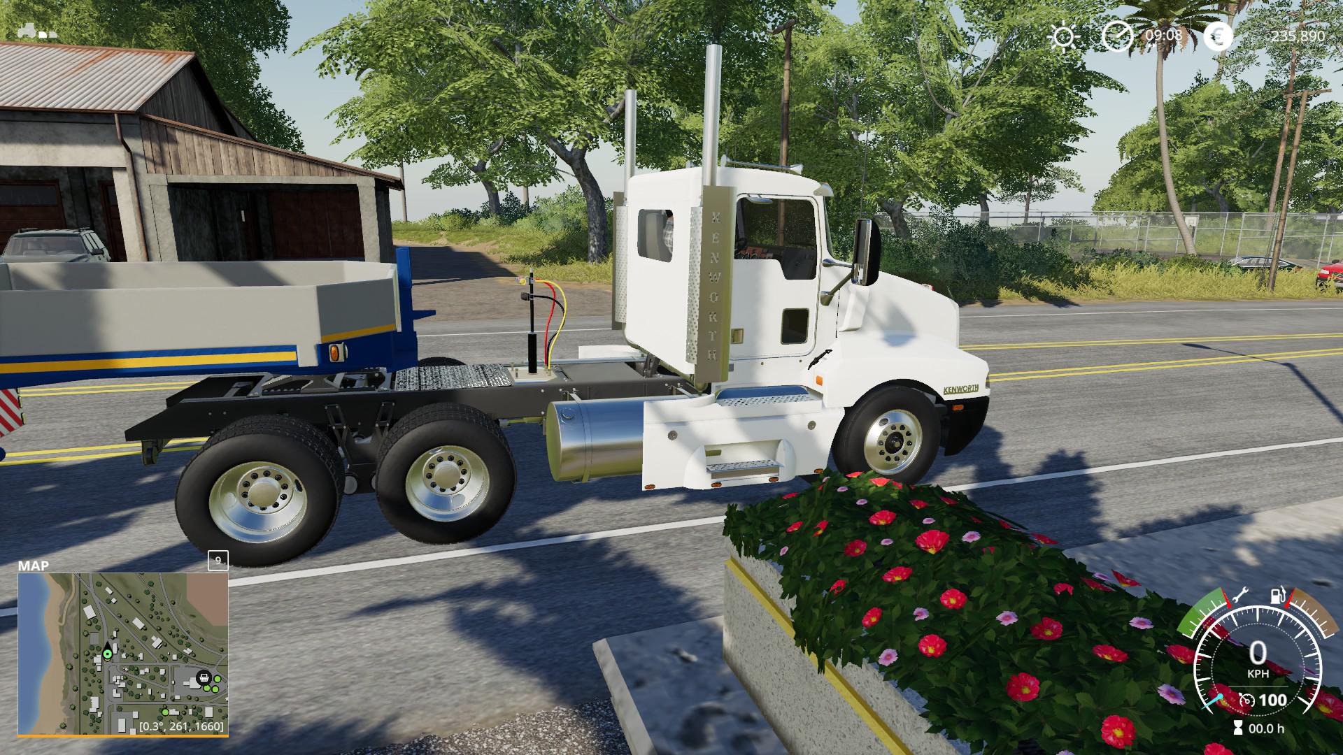 FS19 Kenworth T600 DayCab Americanized Truck V1 0 Farming Simulator 19 Mods club