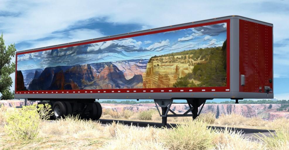 ATS - Canyon Art Trailer Skin V1.0 (1.36.x)