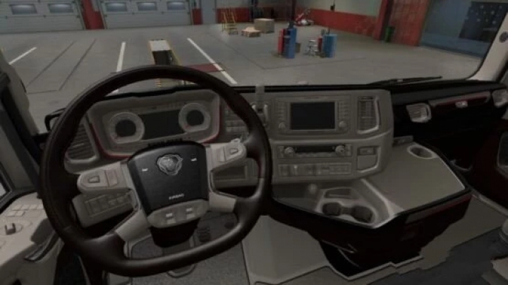 ETS2 - Scania S & R Black - Gray Interior (1.41.x)