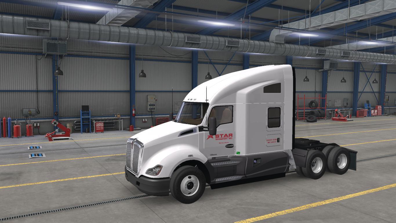 ATS - Star Transport Inc. Skins for SCS Default Trucks V2.2 (1.38.x)