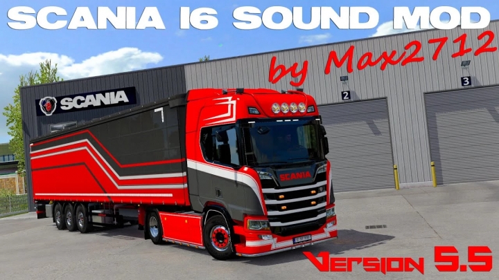 ETS2 - Scania NextGen I6 Sound Mod V5.5 (1.41.x)