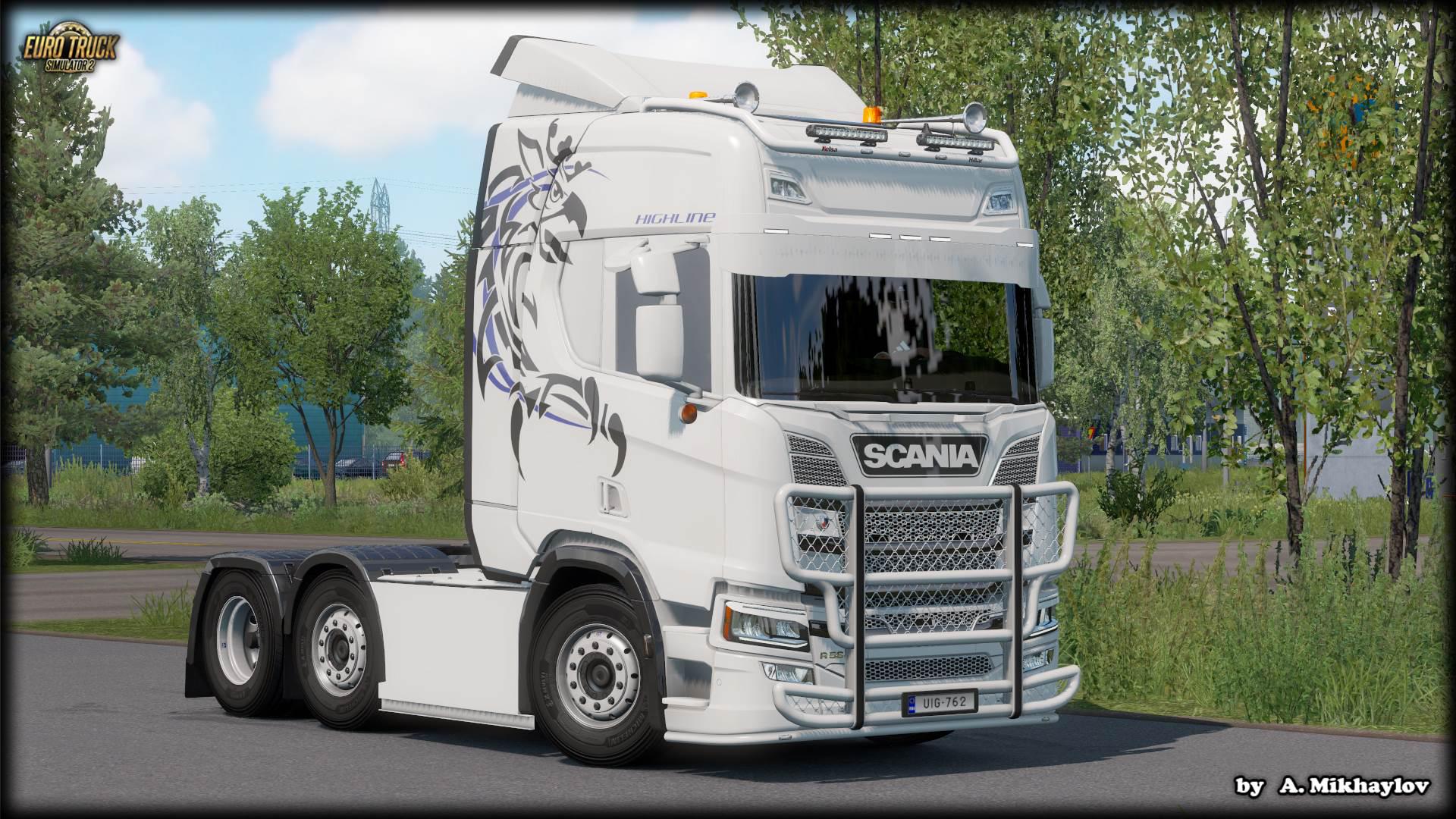 ETS Scania S R Griffin Multicolor V X Euro Truck Simulator Mods Club